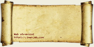 Milana Poljaković vizit kartica